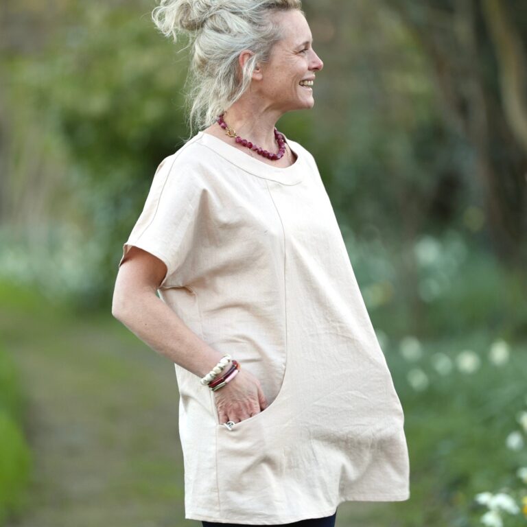 Quintessence - Tunique Elise - Lin sable – XXXL