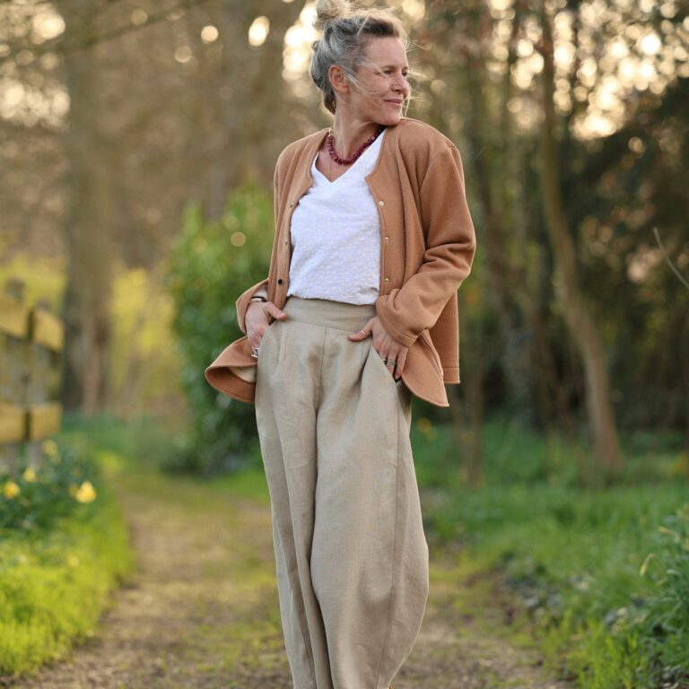 Meta SS25 - Veste Nathalie – Camel pailleté – XXL