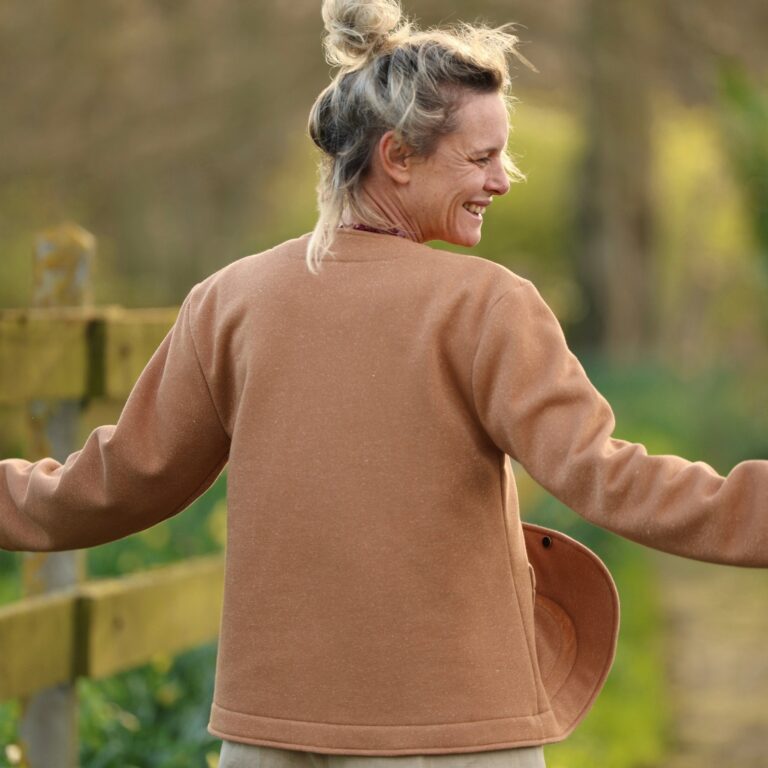Meta SS25 - Veste Nathalie – Camel pailleté – XXL