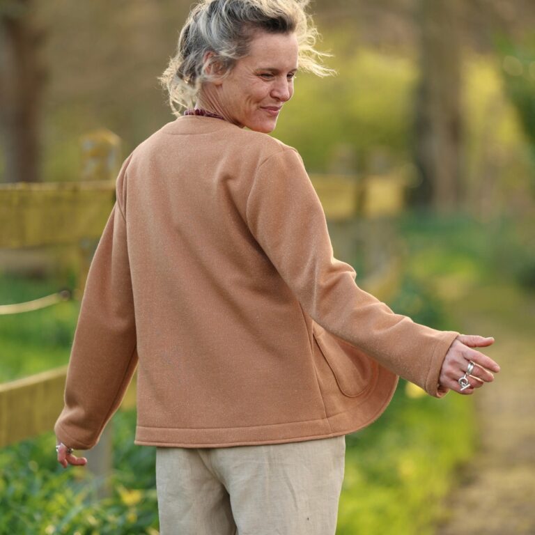 Meta SS25 - Veste Nathalie – Camel pailleté – XXL
