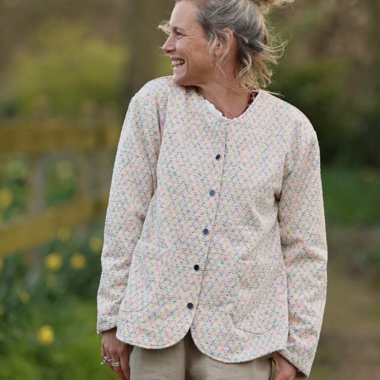 Meta SS25 - Veste Nathalie – Crème confettis – XXL