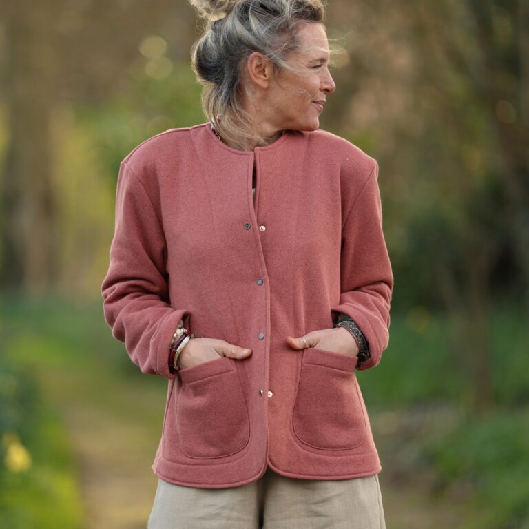Meta SS25 - Veste Nathalie – terracotta pailleté – XXL