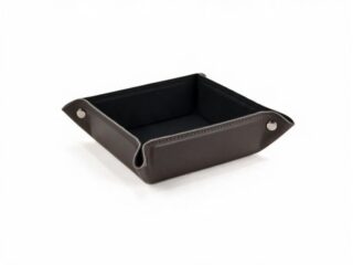 LAVOISIER Maroquinier - Vide poche carré en cuir t-moro – VP502