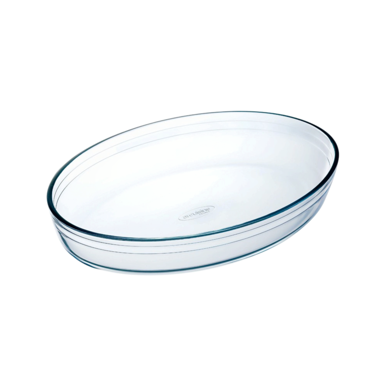CAMIF SIGNATURE - Plat à four ovale en verre 30 cm