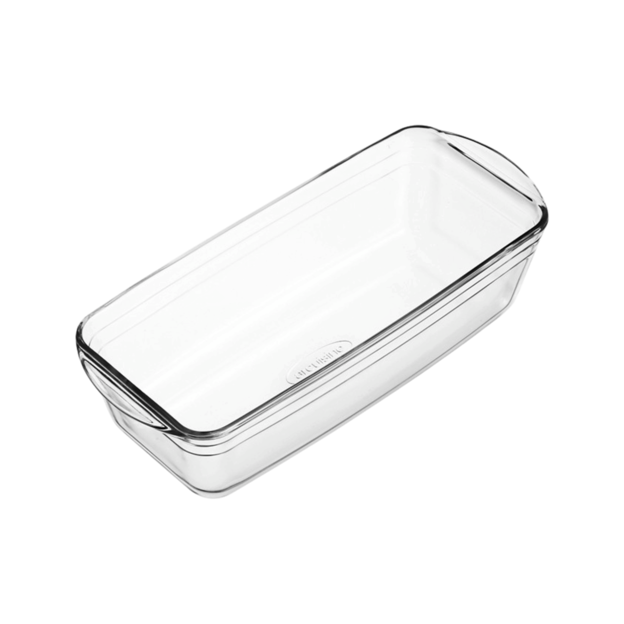 01 de deco plats et saladiers o cuisine transparent verre a completer n 10039792 CAMIF SIGNATURE - Moule à cake en verre 28.5 cm