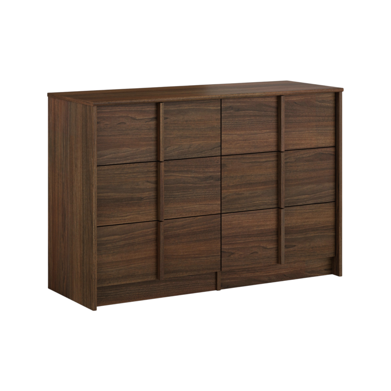 01 de meubles commodes camif signature bois fonce bois paku n 10039983 CAMIF SIGNATURE - Commode 6 tiroirs Paku