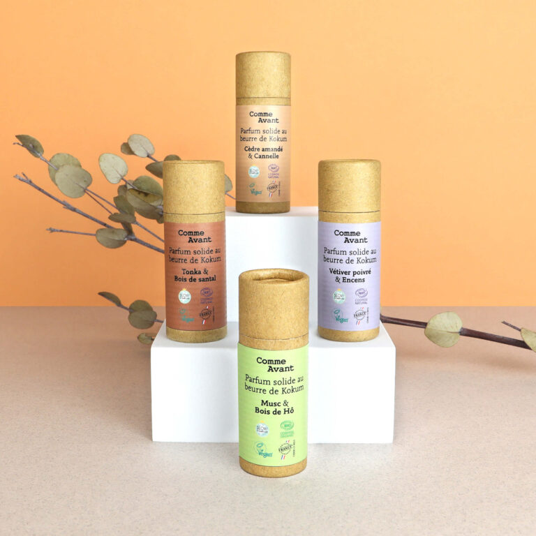 Comme Avant - Parfum solide boisé et épicé au beurre de kokum - Version 2 – 1 parfum - 20g / Musc & Bois de Hô