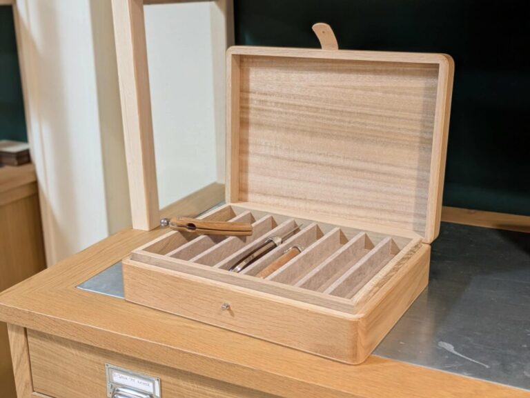 Manufacture Jacquemin - Pack : Coffret de rangement en bois & couteau de collection