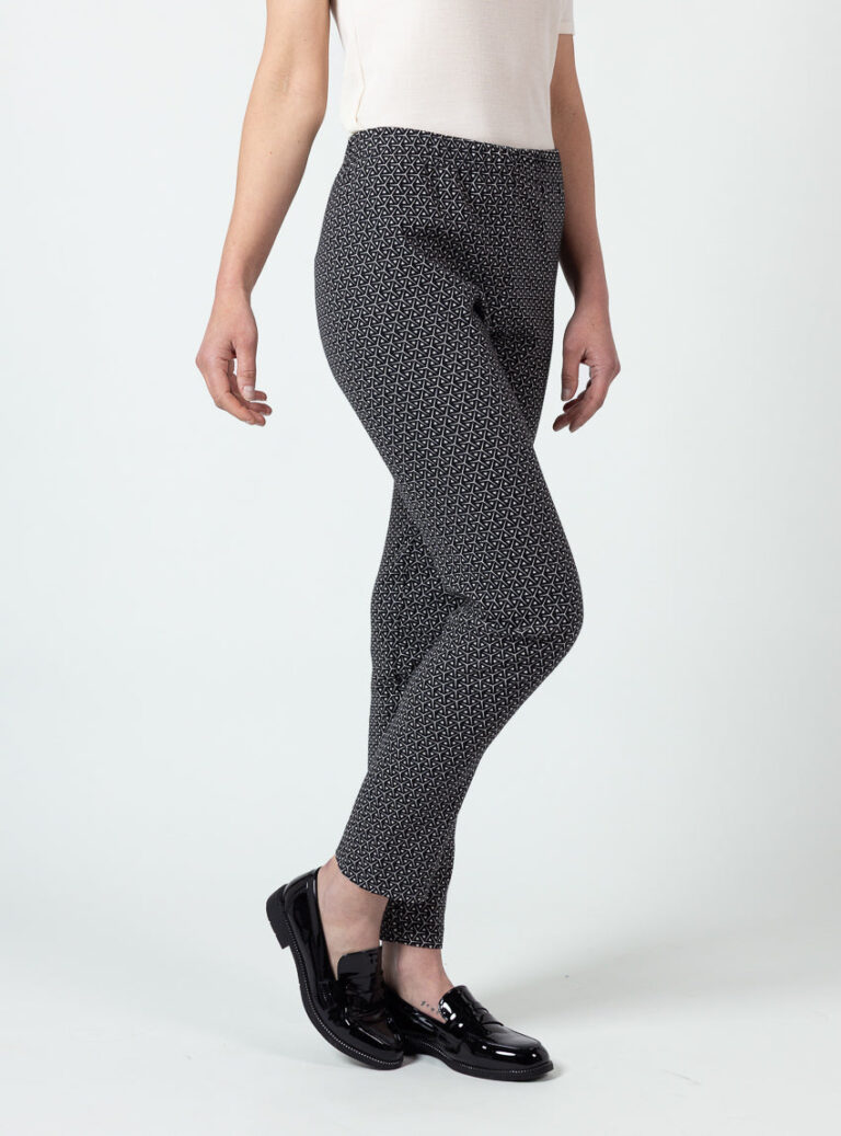 Maison Solfin - Pantalon femme noir en coton – 5
