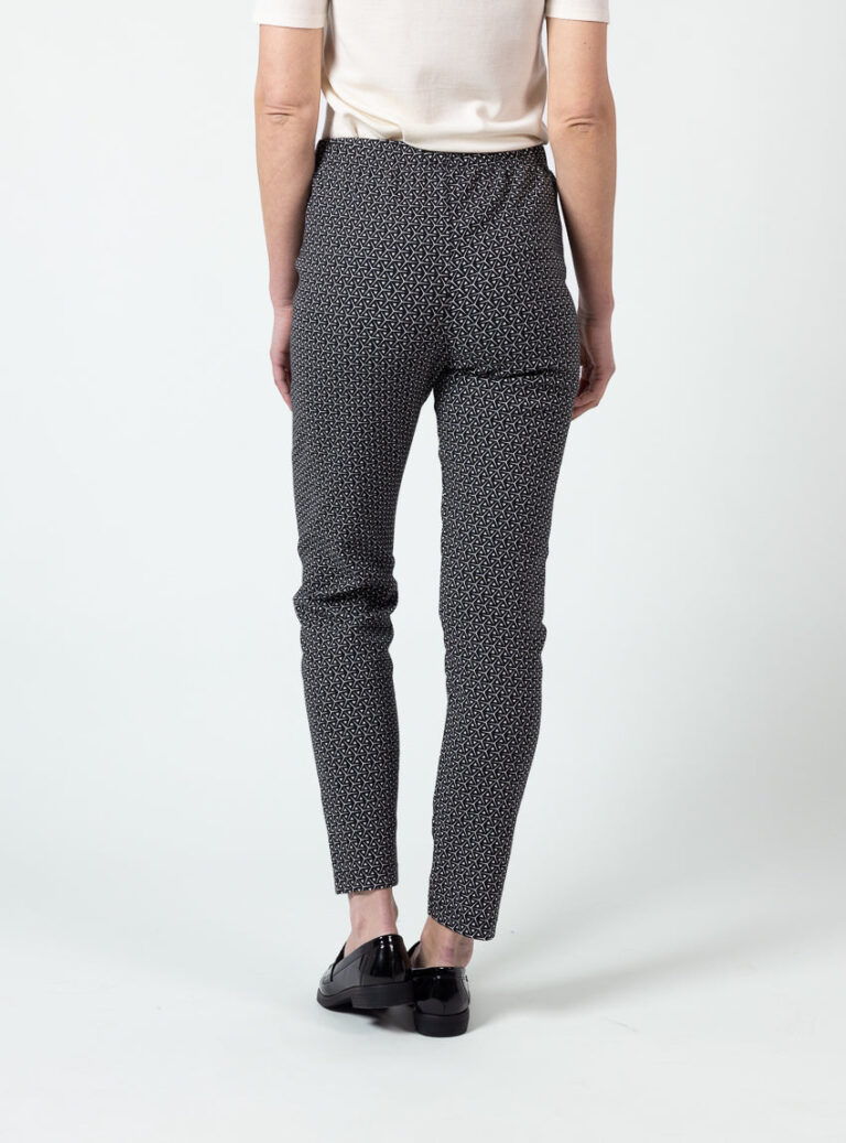 Maison Solfin - Pantalon femme noir en coton – 5