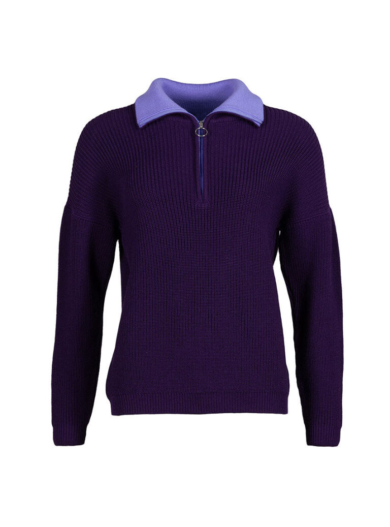 LAFRANÇAISE Mailles in France - Pull camioneur zippé Agnès – L