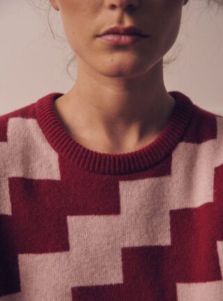 Pull laine mérinos et cachemire Angèle par la marque MAISON SOLFIN MAISON SOLFIN - Pull laine mérinos et cachemire Angèle