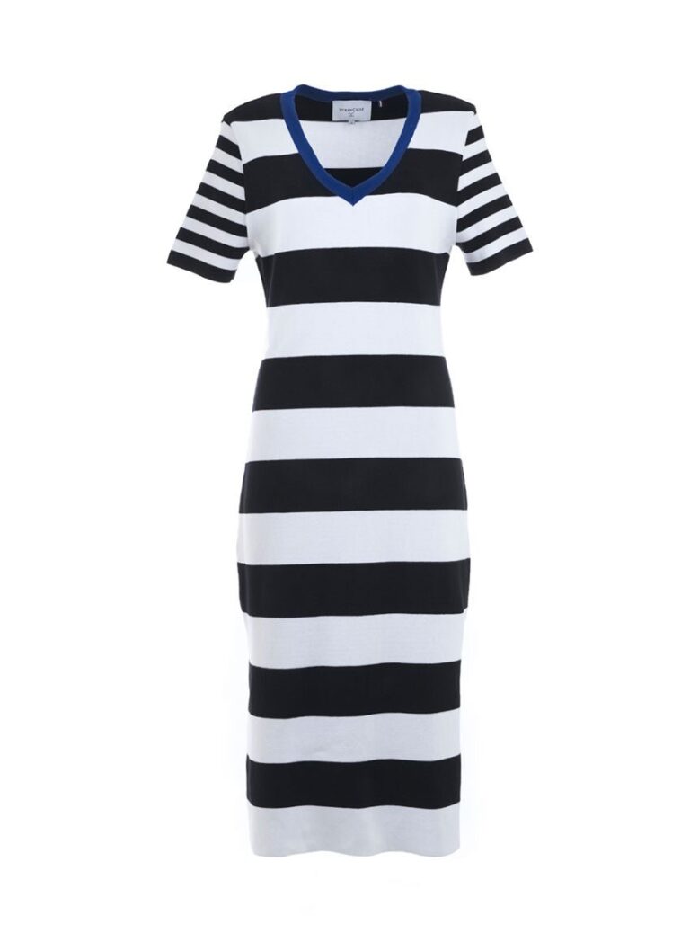 LAFRANÇAISE Mailles in France - Robe longue marinière Blandine – L