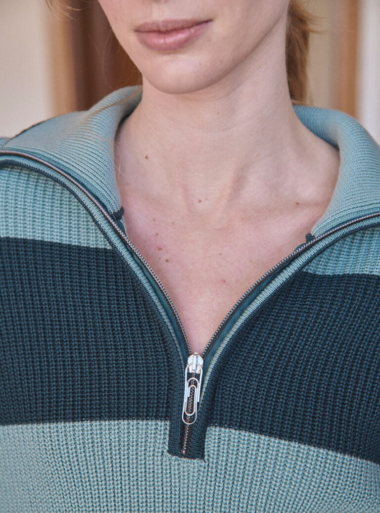 LAFRANÇAISE Mailles in France - Pull camioneur marinière Claudia – L