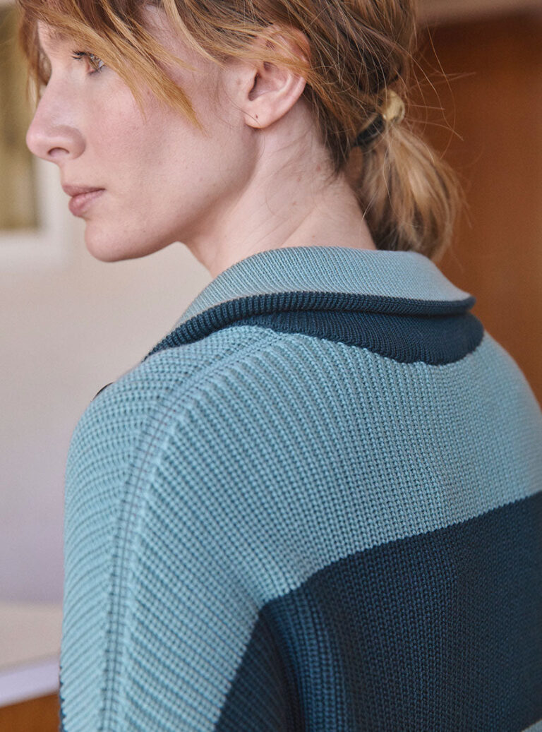 LAFRANÇAISE Mailles in France - Pull camioneur marinière Claudia – L