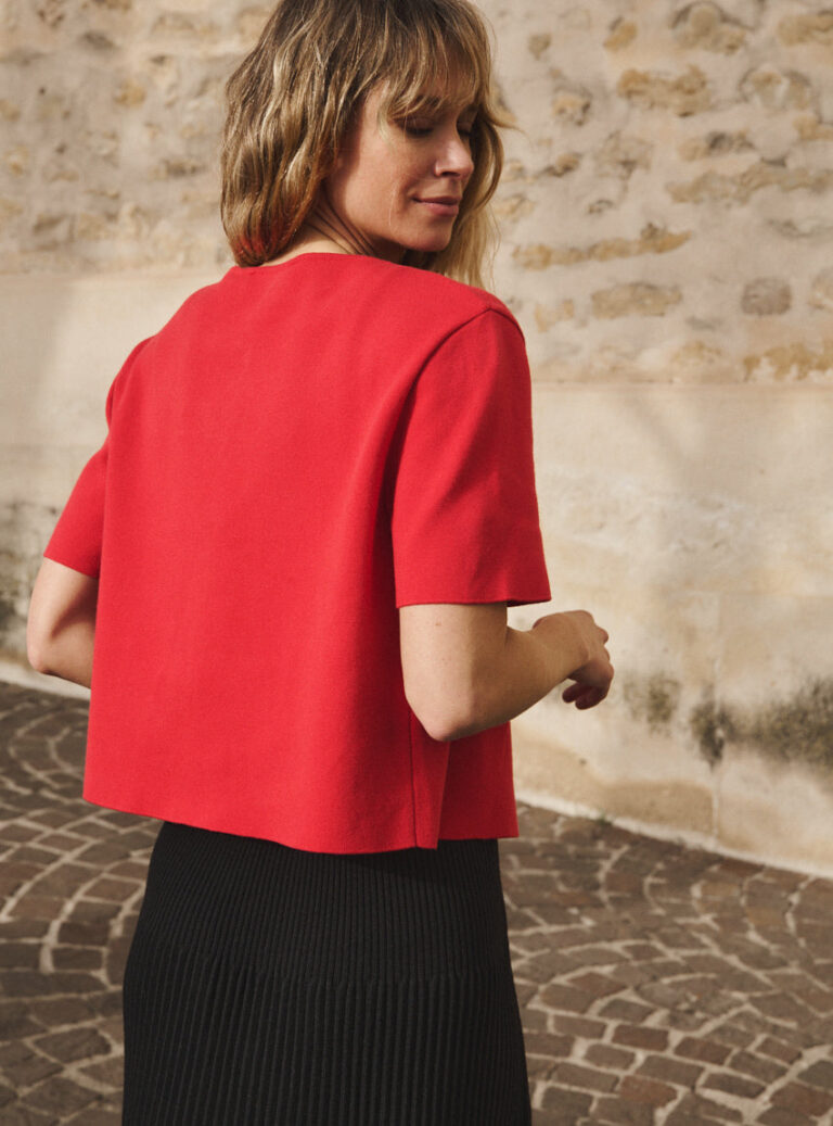 LAFRANÇAISE Mailles in France - Cardigan manches courtes Diane – L