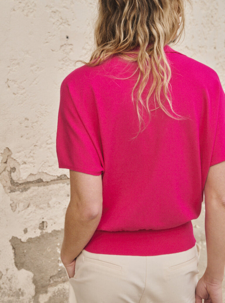 LAFRANÇAISE Mailles in France - Polo manches courtes Delphine – L