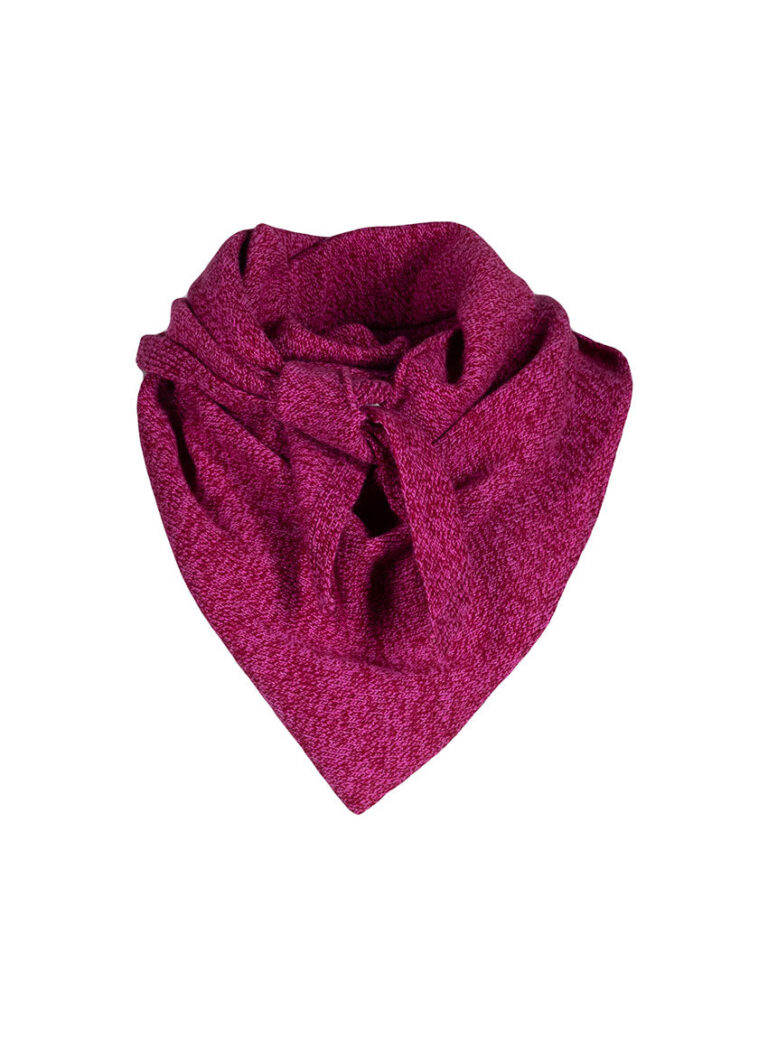 LAFRANÇAISE Mailles in France - Écharpe pointe rose Evane – U