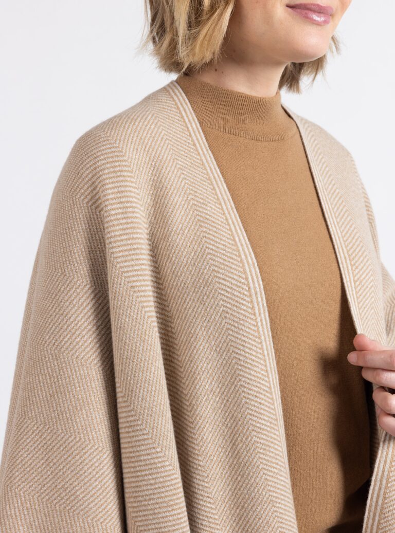 Maison Solfin - Etole femme en laine beige – U