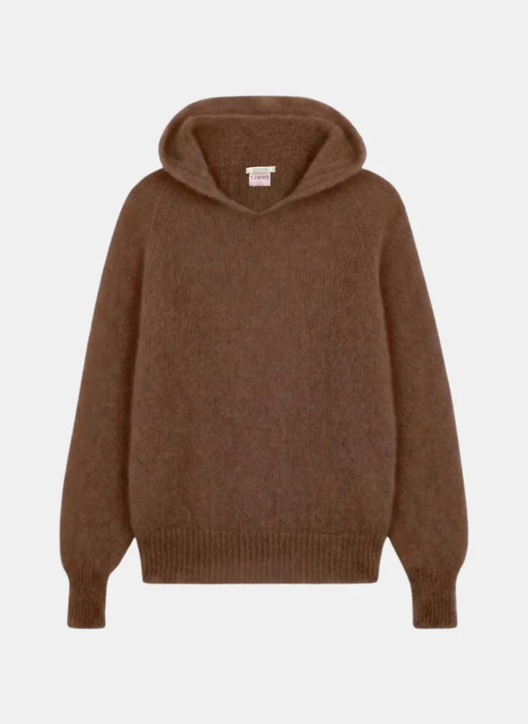 Tricots Jean Marc - Pull Capuche Anouch - Vison – L