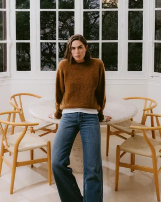 Tricots Jean Marc - Pull Rol Rond Anouch – Ocre