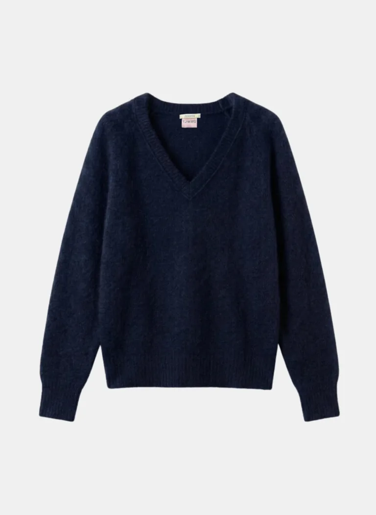 Tricots Jean Marc - Pull Col V Anouch - Marine – L