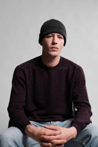 Nitto Knitwear - Bonnet Ara – Anthracite