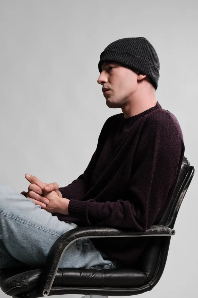 Nitto Knitwear - Bonnet Ara - Anthracite – Taille unique