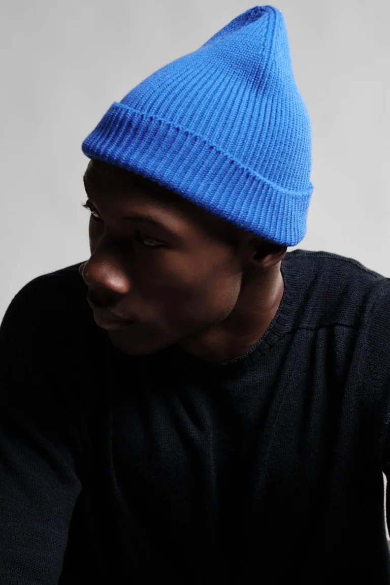 Nitto Knitwear - Bonnet Ara - Bleu Roi – Taille unique