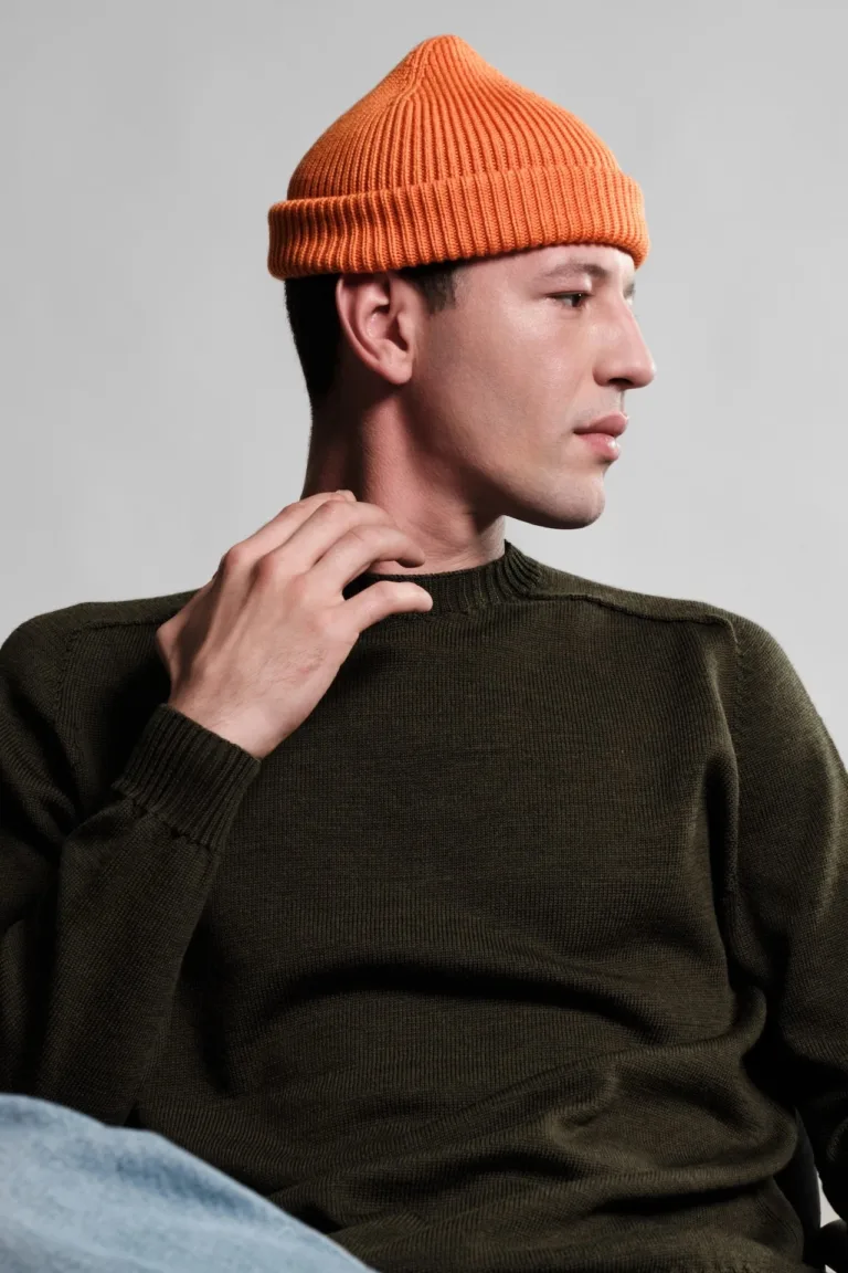 Nitto Knitwear - Bonnet Ara - Citrouille – Taille unique