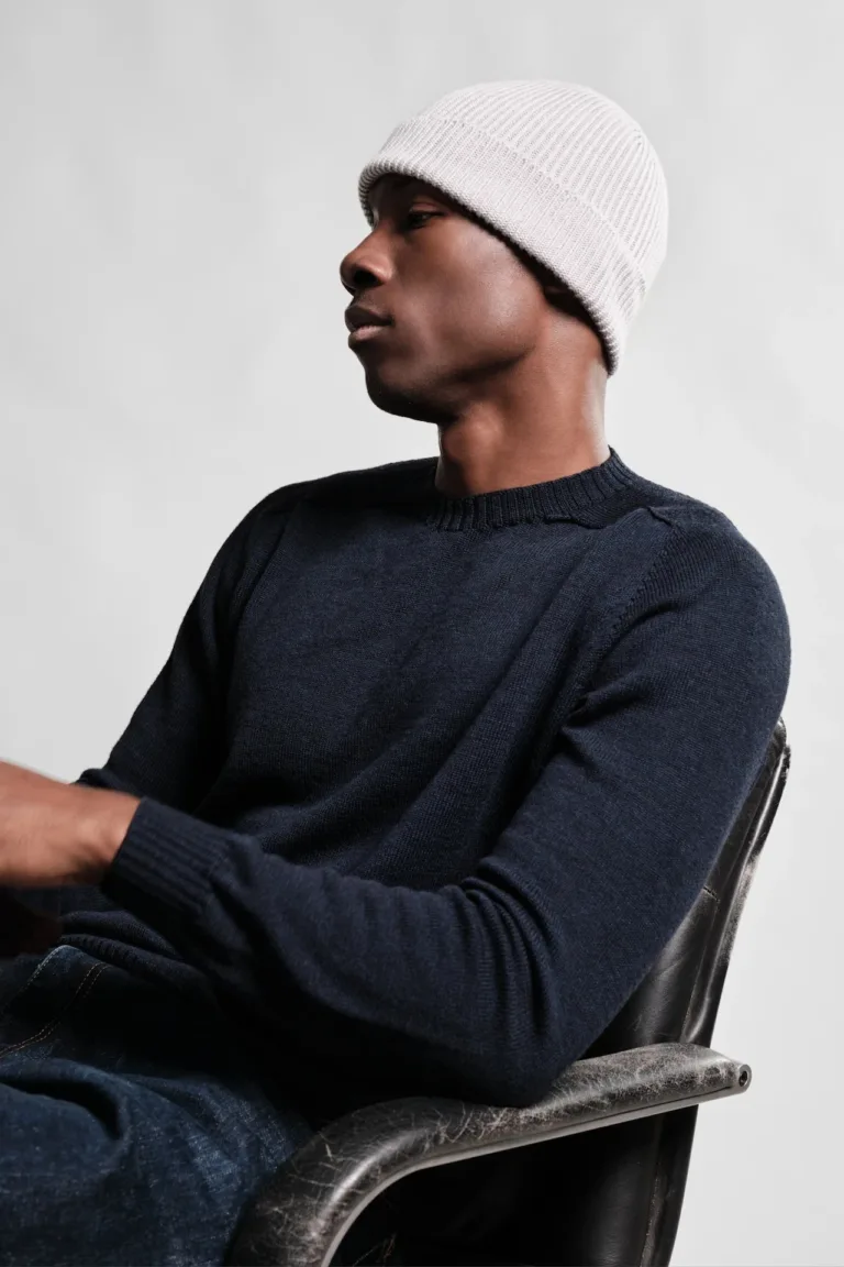 Nitto Knitwear - Bonnet Ara - Gris clair – Taille unique