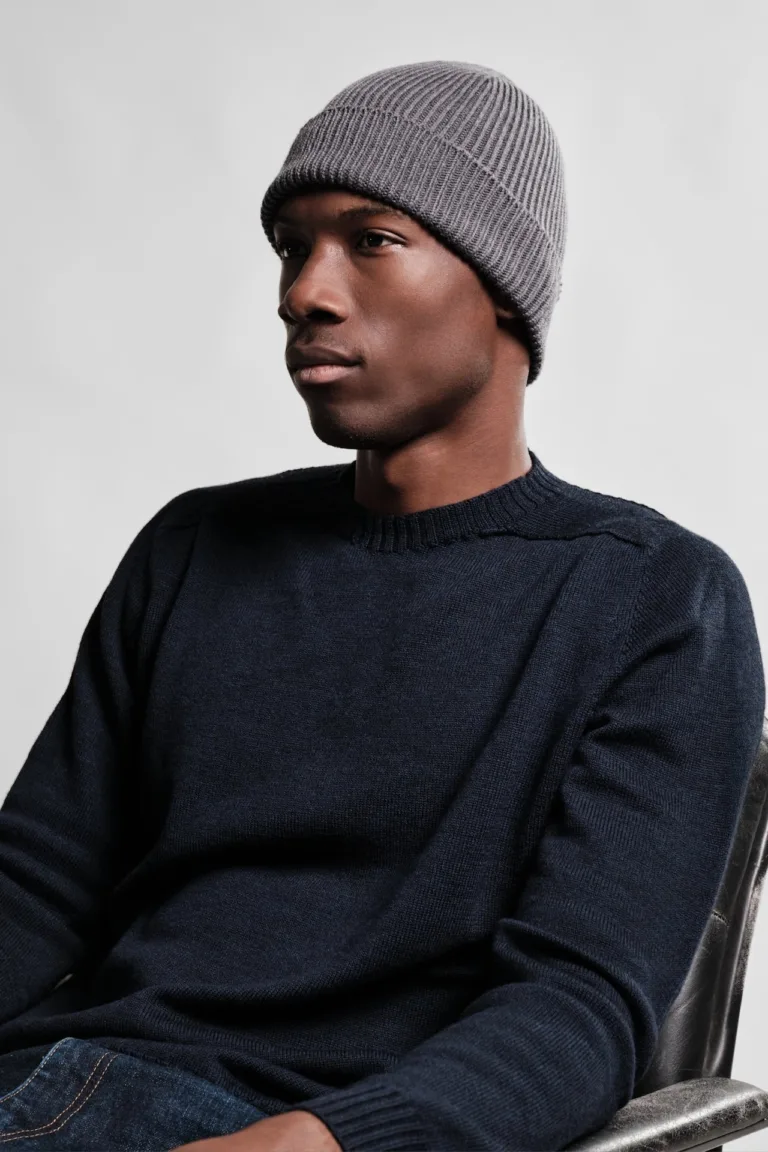 Nitto Knitwear - Bonnet Ara - Gris foncé – Taille unique