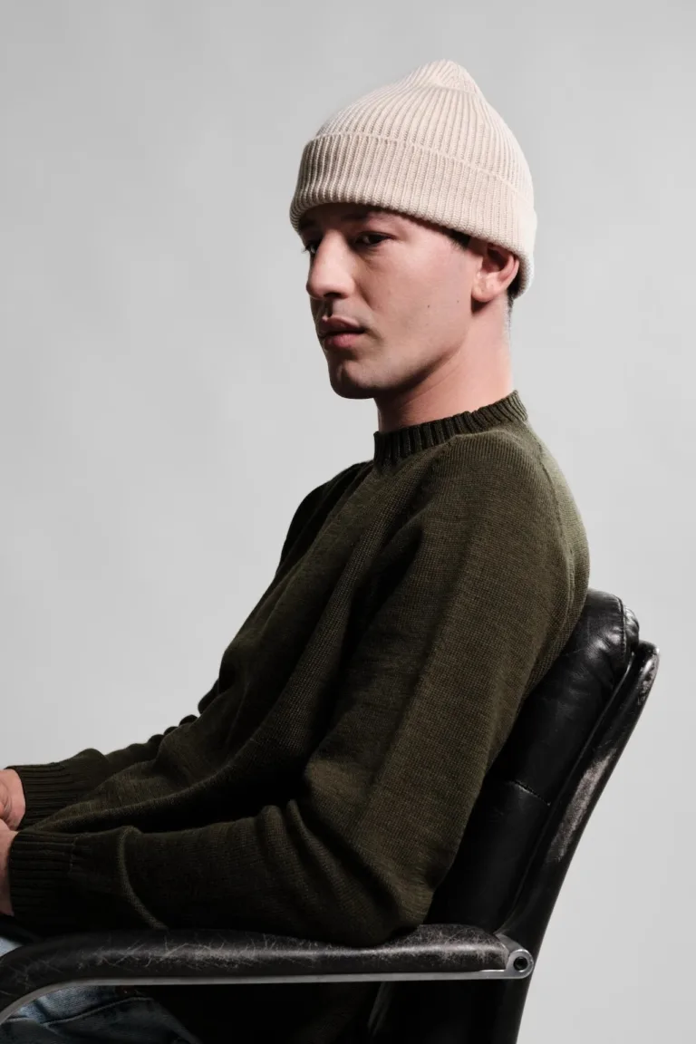 Nitto Knitwear - Bonnet Ara - Naturel – Taille unique