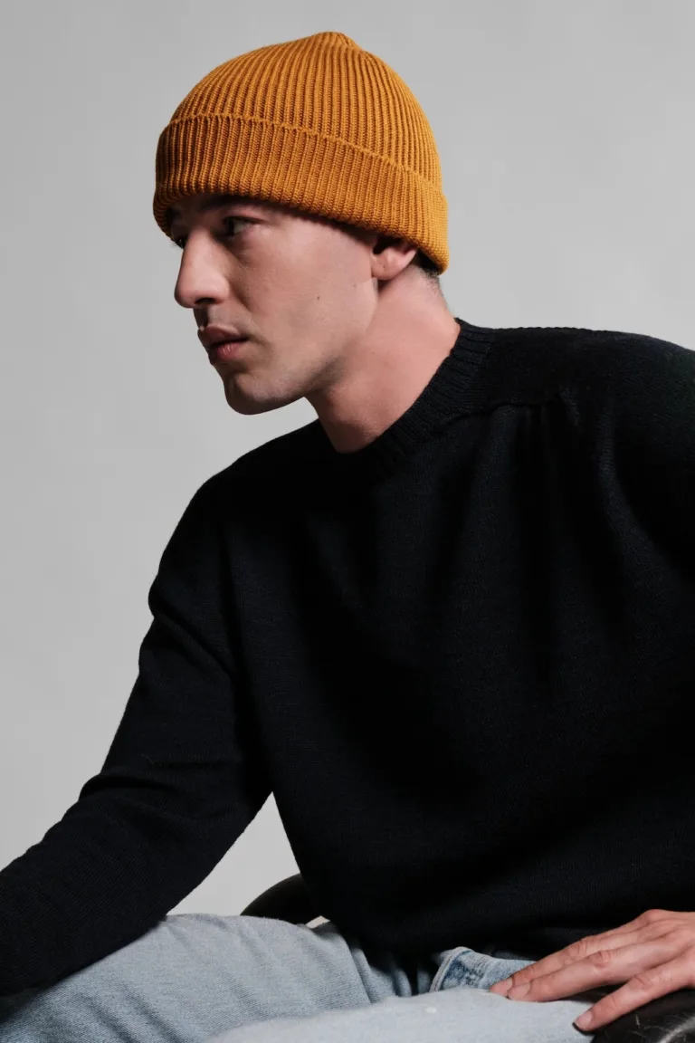 Nitto Knitwear - Bonnet Ara - Ocre – Taille unique