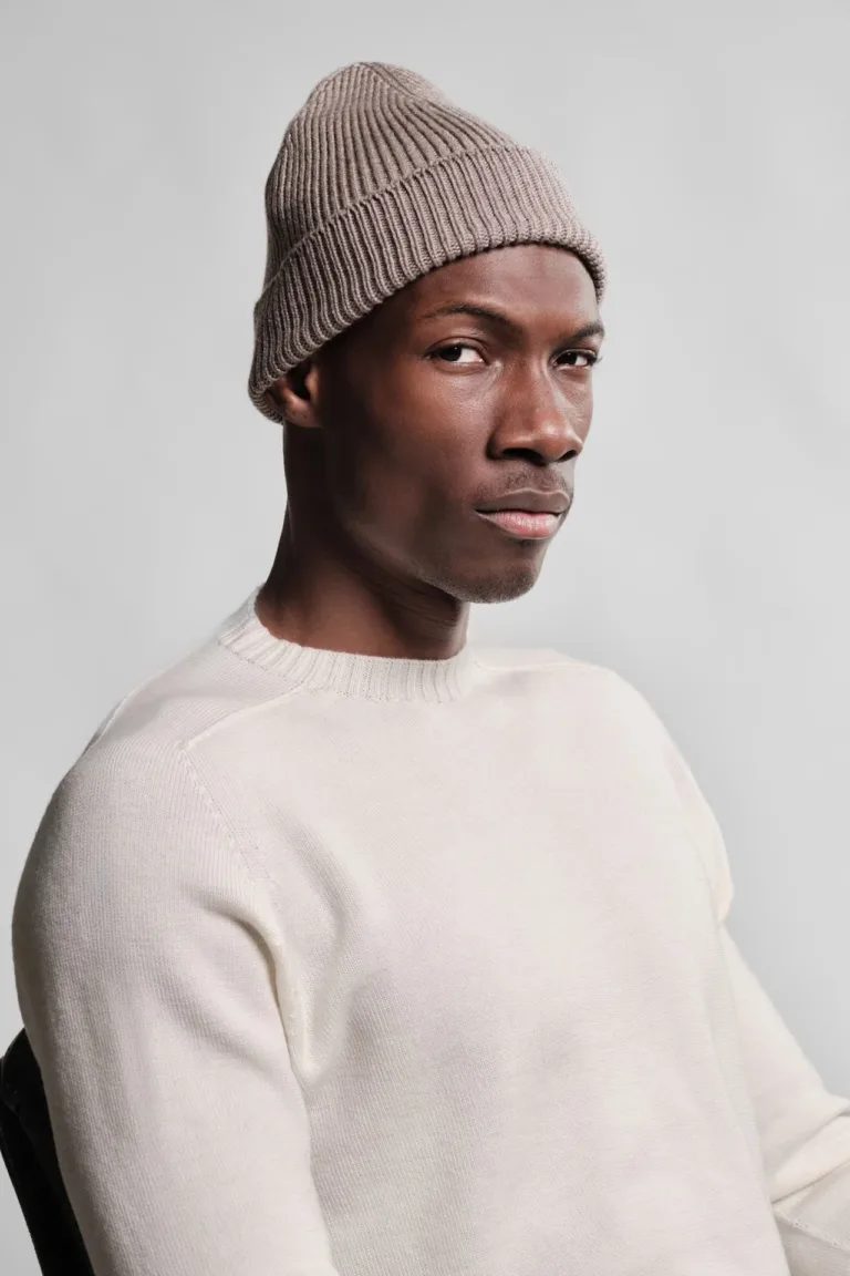 Nitto Knitwear - Bonnet Ara - Taupe – Taille unique