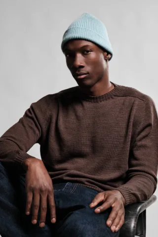 Nitto Knitwear - Bonnet Ara – Vert d’eau