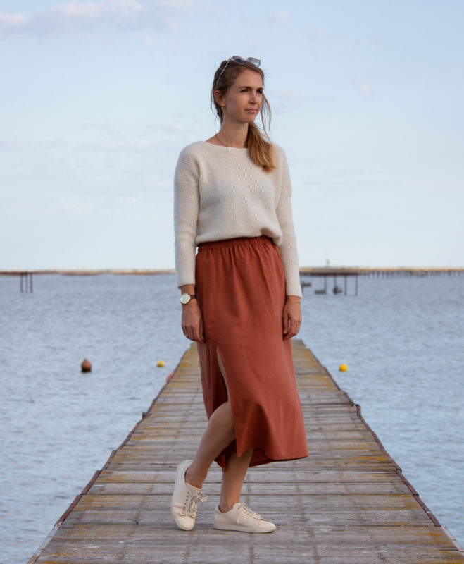April & C. - Jupe Mélanie - Chesnut – s
