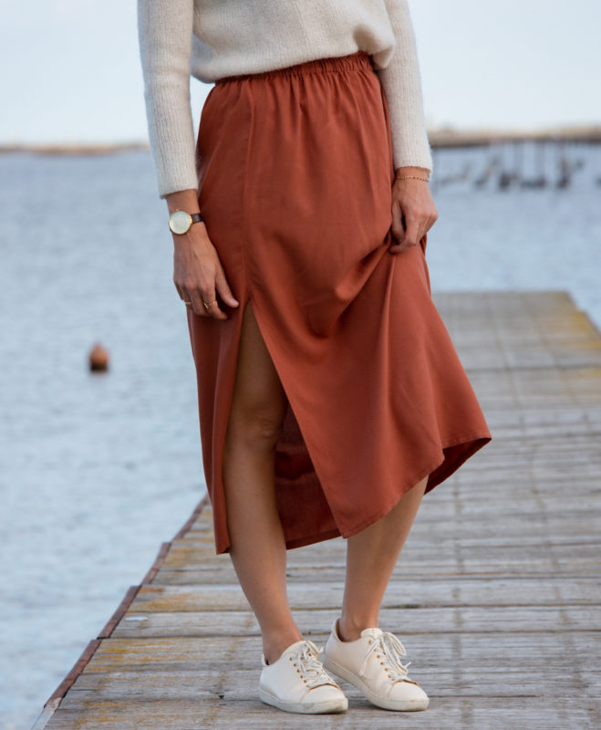 April & C. - Jupe Mélanie - Chesnut – s