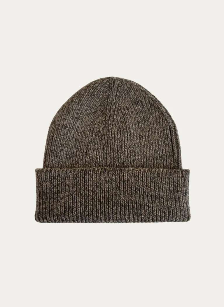 Nitto Knitwear - Bonnet Ara Chiné - Camel / Kaki – Taille unique
