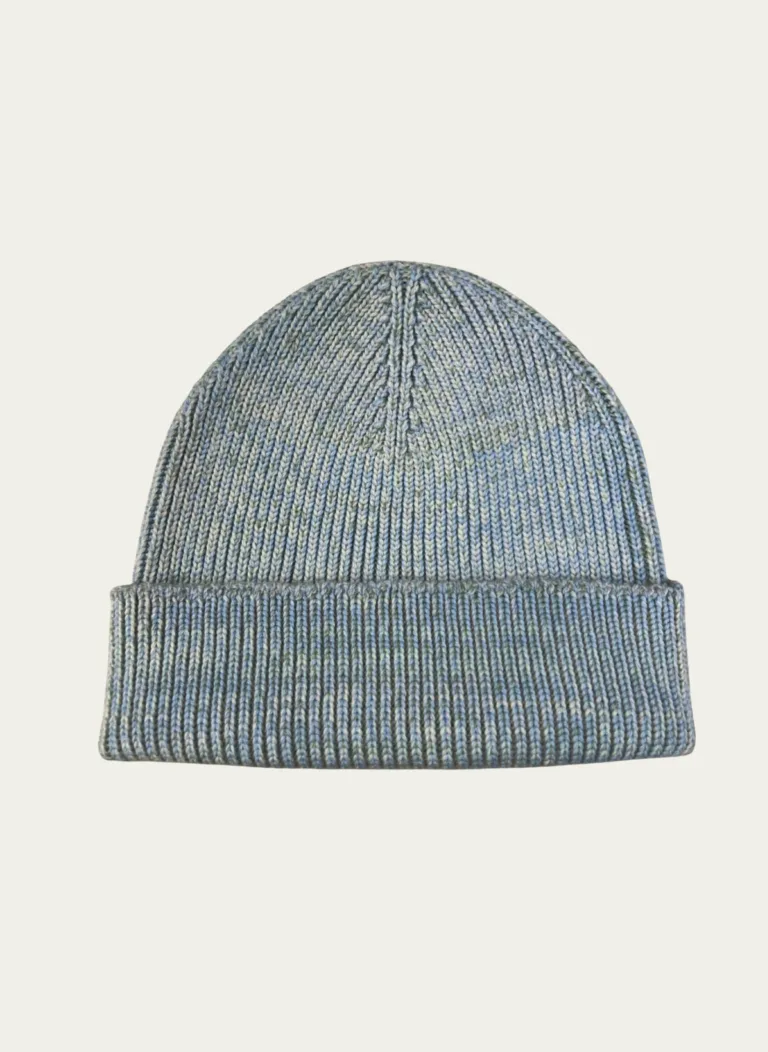Nitto Knitwear - Bonnet Ara Chiné - Ciel / Écru – Taille unique