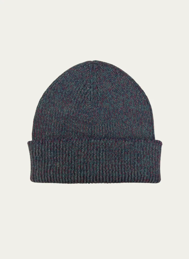 Nitto Knitwear - Bonnet Ara Chiné - Bordeaux / Kaki – Taille unique