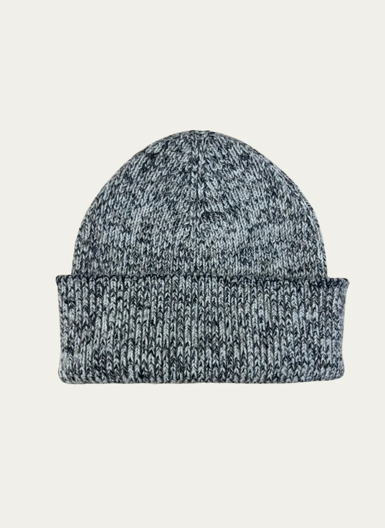 Nitto Knitwear - Bonnet Ara Chiné - Naturel / Marine – Taille unique