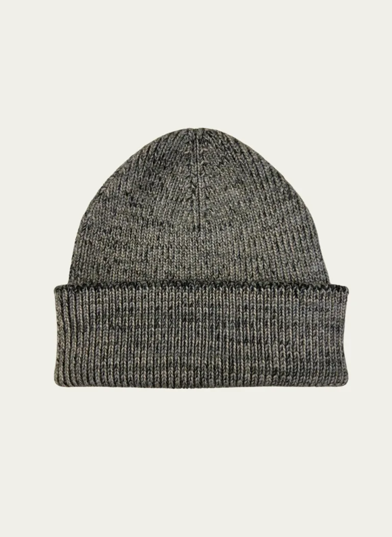 Nitto Knitwear - Bonnet Ara Chiné - Taupe / Choco – Taille unique