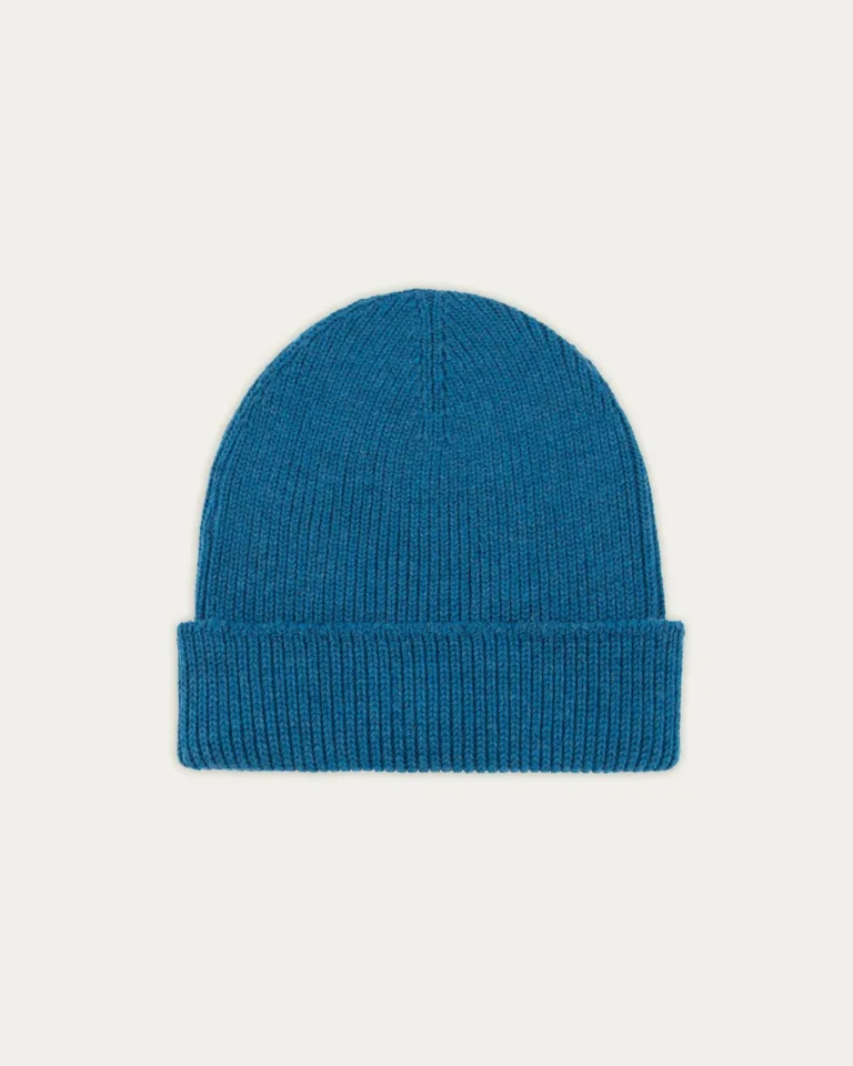 Nitto Knitwear - Bonnet Ara - Bleu Canard – Taille unique