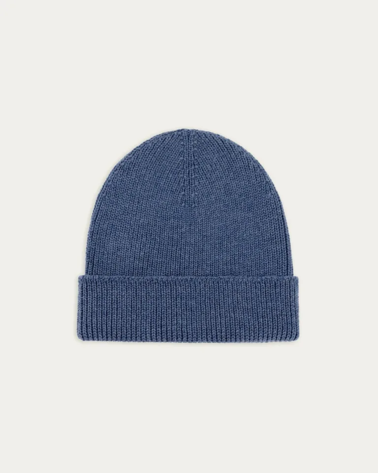 Nitto Knitwear - Bonnet Ara - Bleu Jean – Taille unique