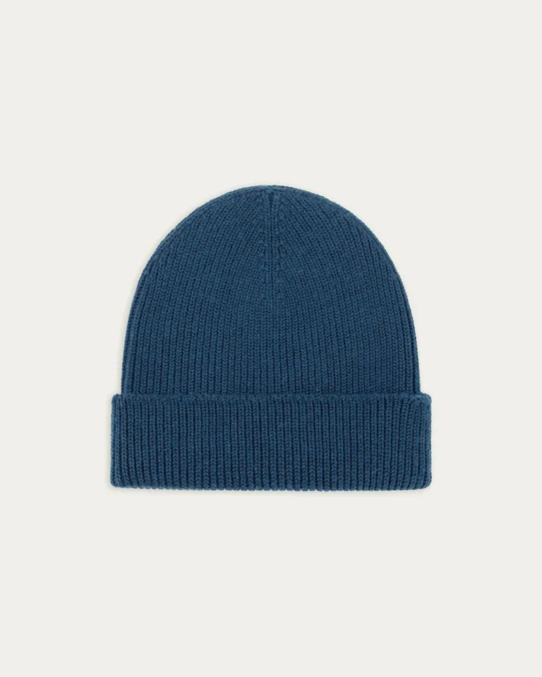 Nitto Knitwear - Bonnet Ara - Bleu Pétrole – Taille unique