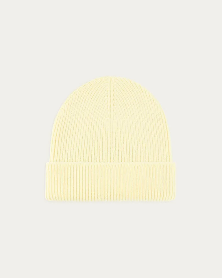 Nitto Knitwear - Bonnet Ara - Jaune Pâle – Taille unique