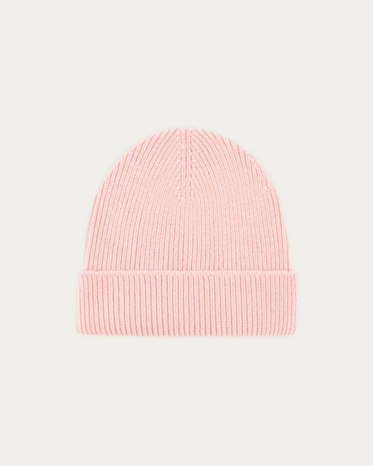 Nitto Knitwear - Bonnet Ara - Rose pâle – Taille unique
