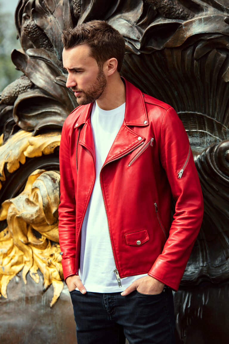 Atelier Bertrand - Blouson biker N1 – 46 / Veau velours - Vert militaire