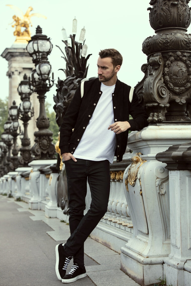 Blouson teddy chevre velours noir 1 Atelier Bertrand - Blouson Teddy – 46 / Cerf - Anthracite